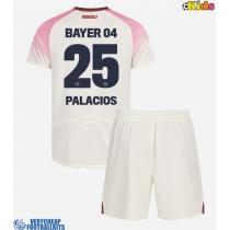 Bayer Leverkusen Exequiel Palacios #25 Replica Away Minikit 2025-26 Short Sleeve (+ pants)
